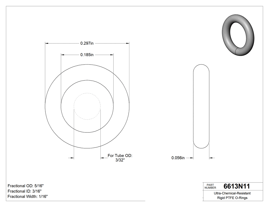 Technical drawing - 6613N11